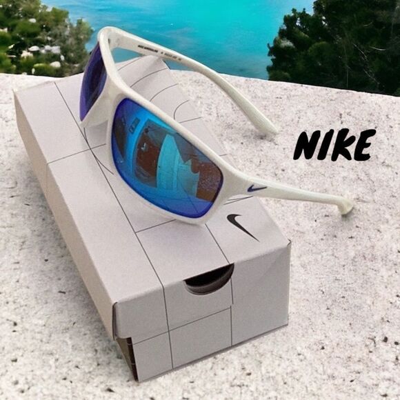 NIKE NEW ADRENALINE 66MM OVERSIZED RECTANGLE SPORT WRAP SUNGLASSES UNISEX - Picture 5 of 6